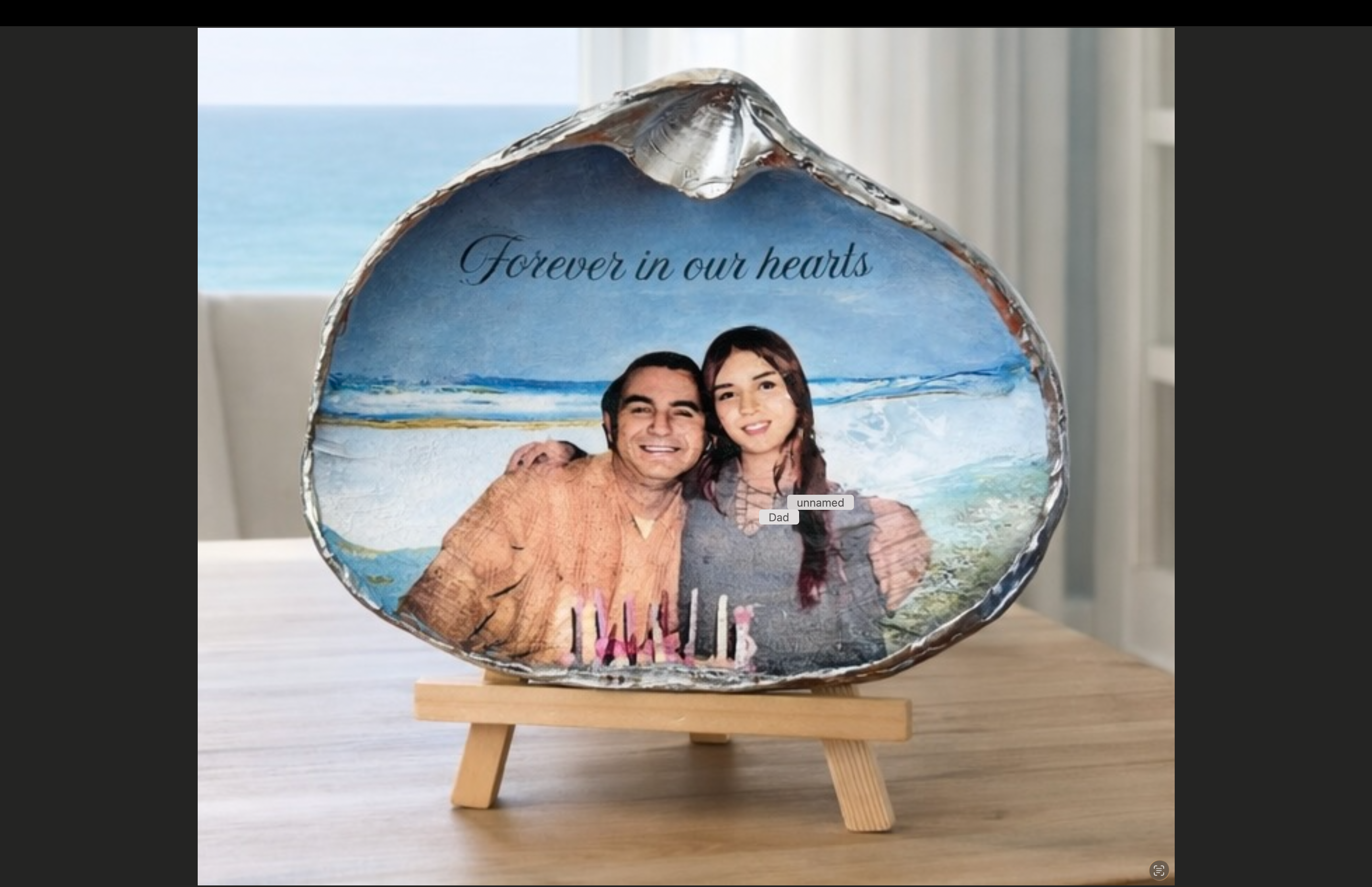 Custom Photo Clam Shell Keepsake